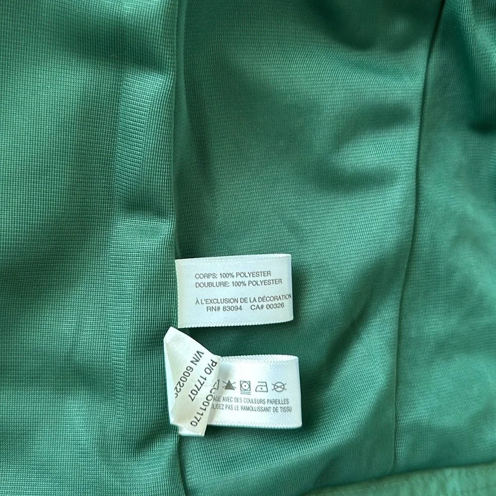Cutter & Buck WindTec Full Zip Jacket Coat Windbreaker Womens Size L Green